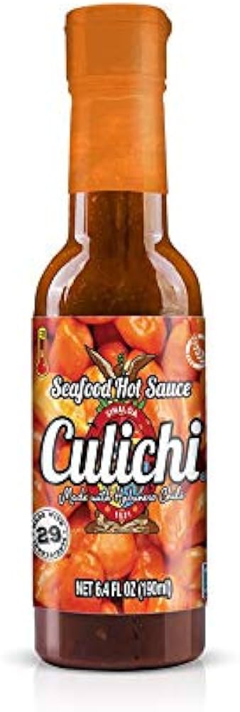 Seafood Hot Sauce Salsa Culichi Habanero