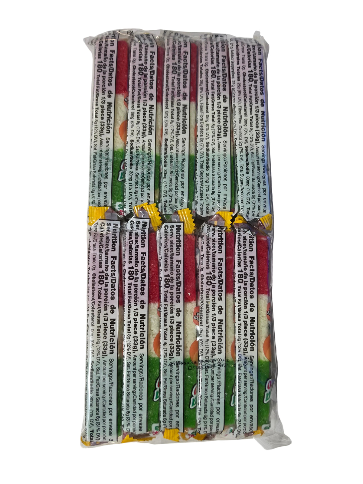 Dulces Tipicos Bandera De Coco 13/10ct (1kg)