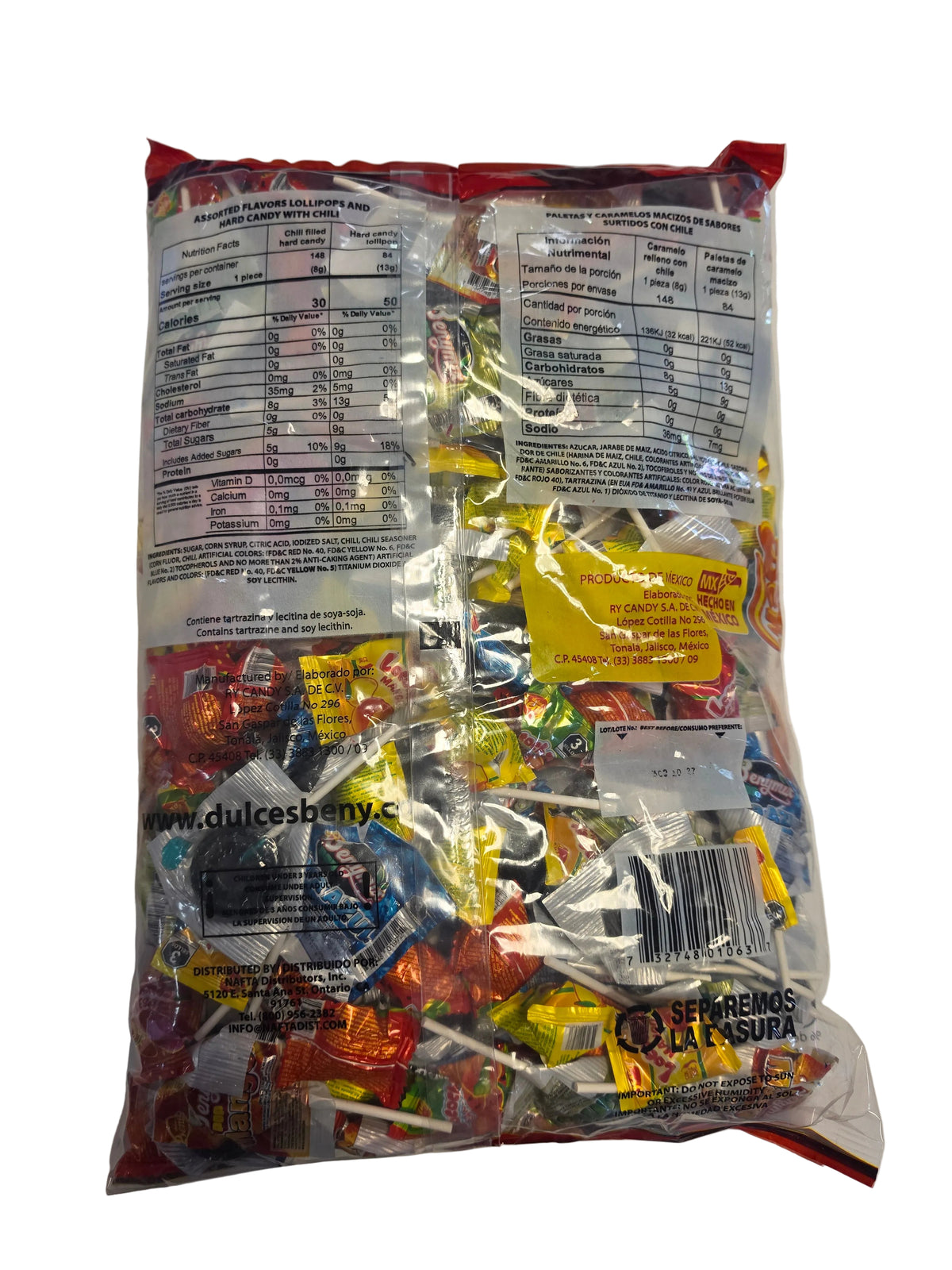 Dulces Beny Paquete Beny 5/1ct (5 Lbs)