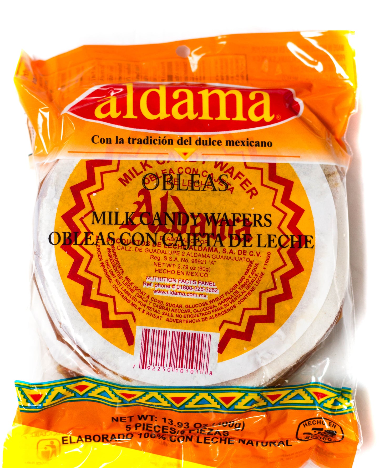 Obleas Con Cajeta De Leche