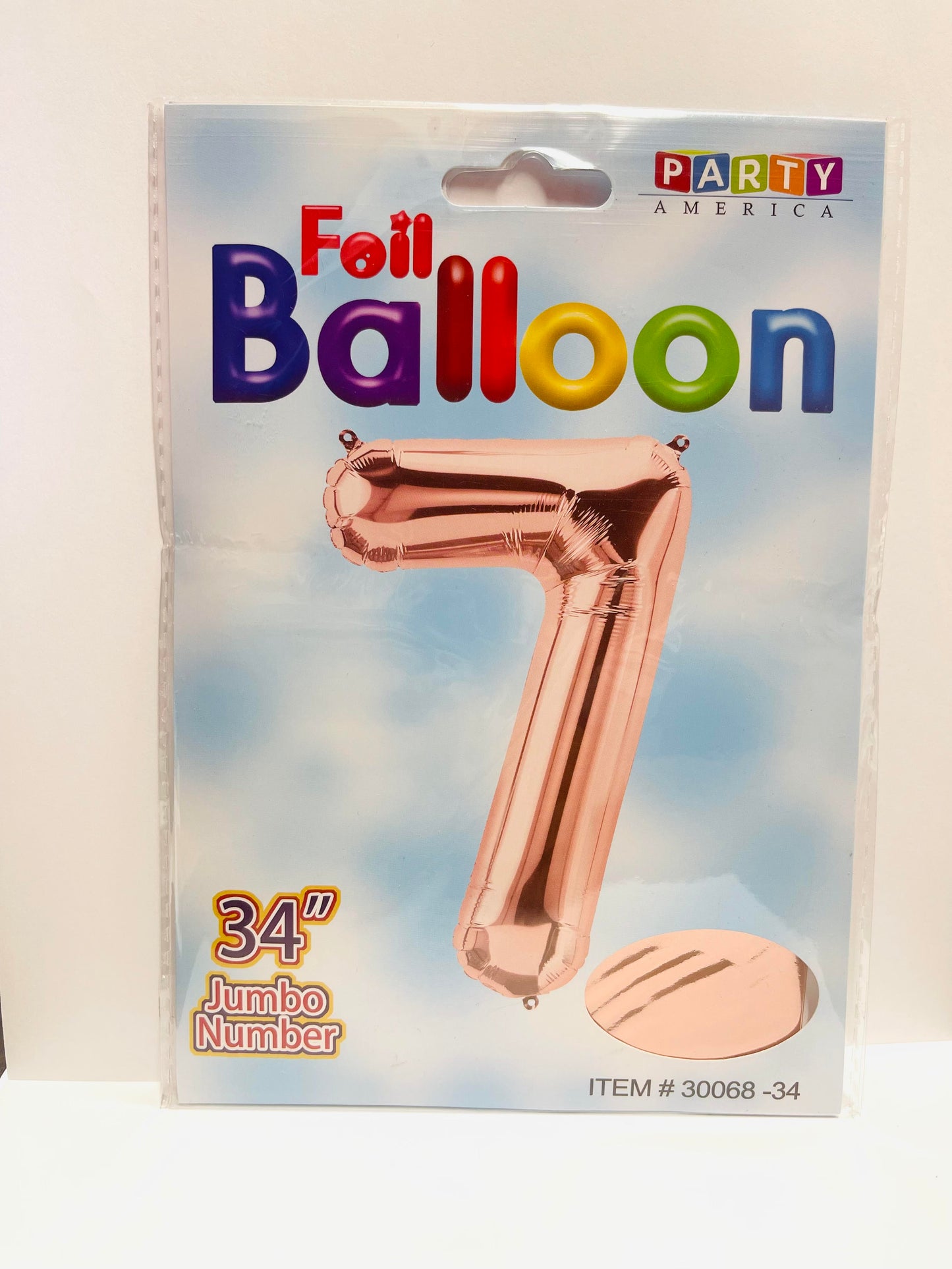 Foil Balloon Jumbo Numbers 7