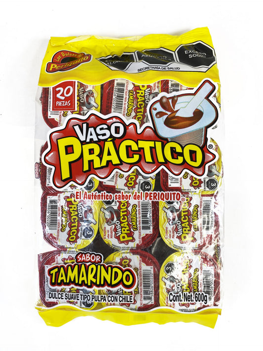 Los Dulces del Periquito Vaso Practico Sabor Tamarindo