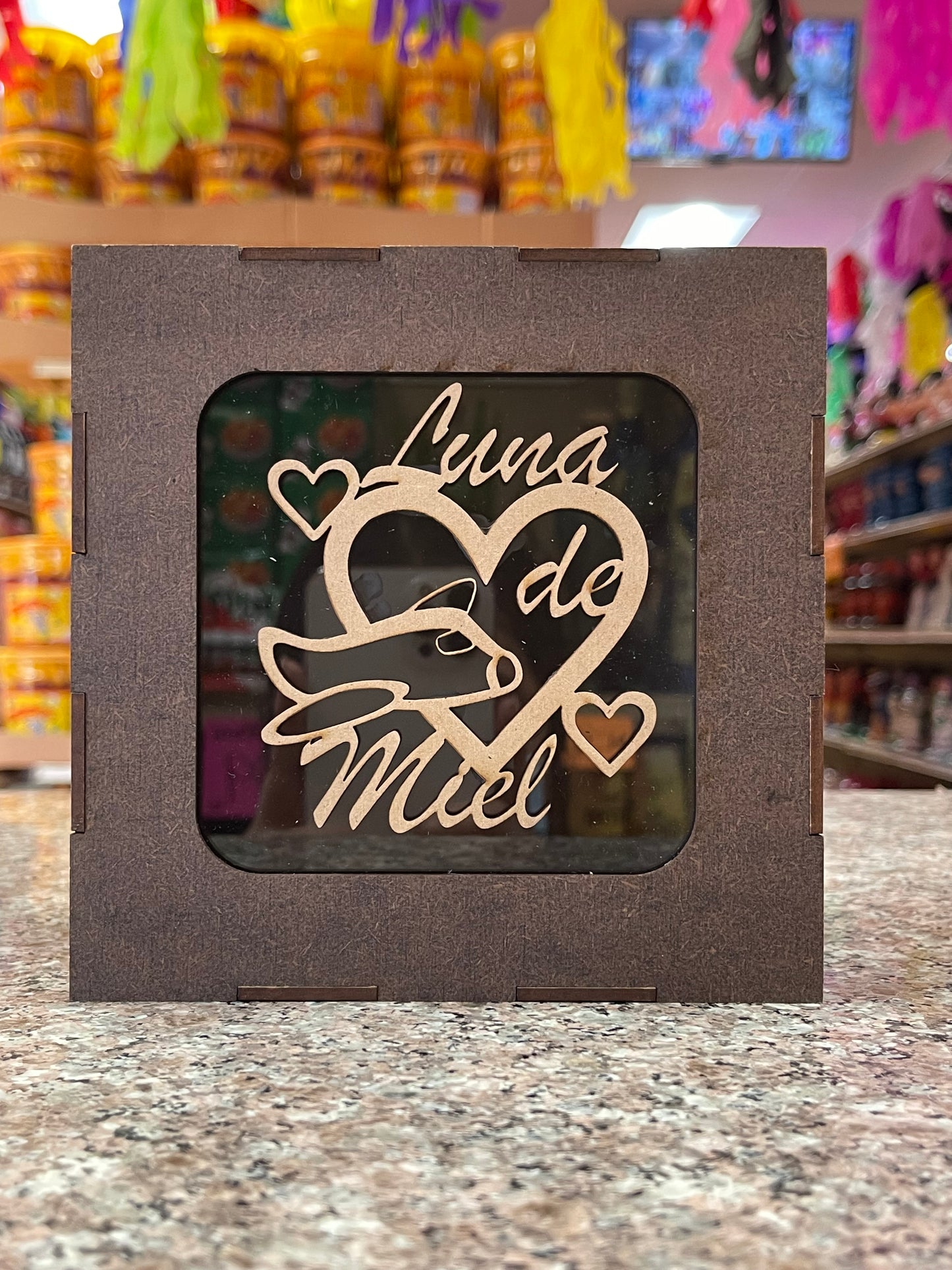 Alcancias de Madera con Diseno Laser para Toda Ocasion