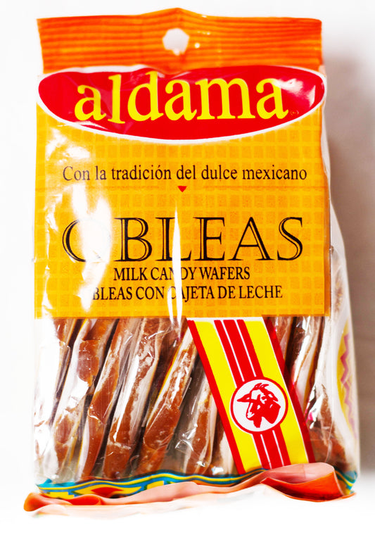 Obleas Mini Con Cajeta De Leche