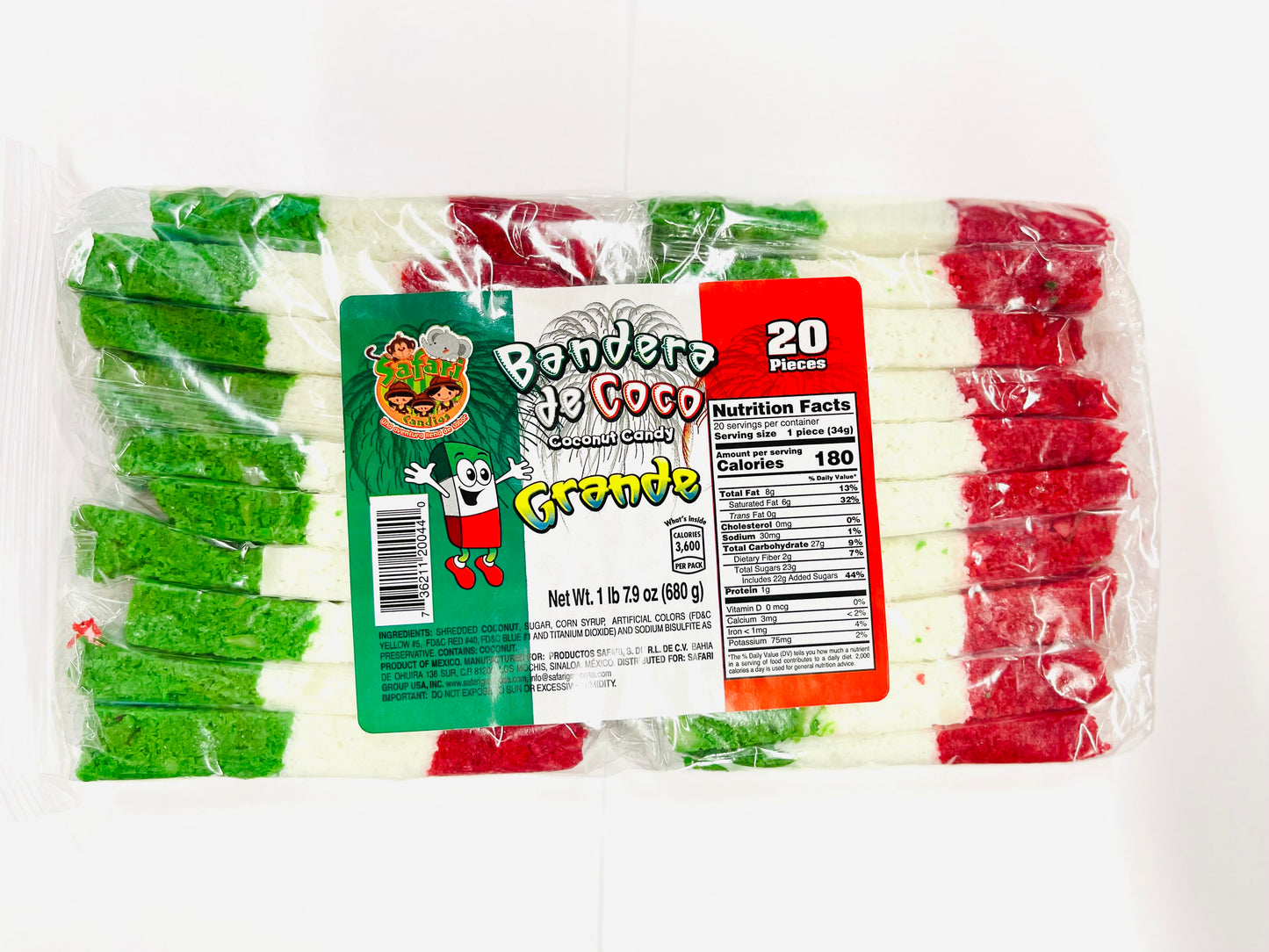 Safari Bandera De Coco Grande