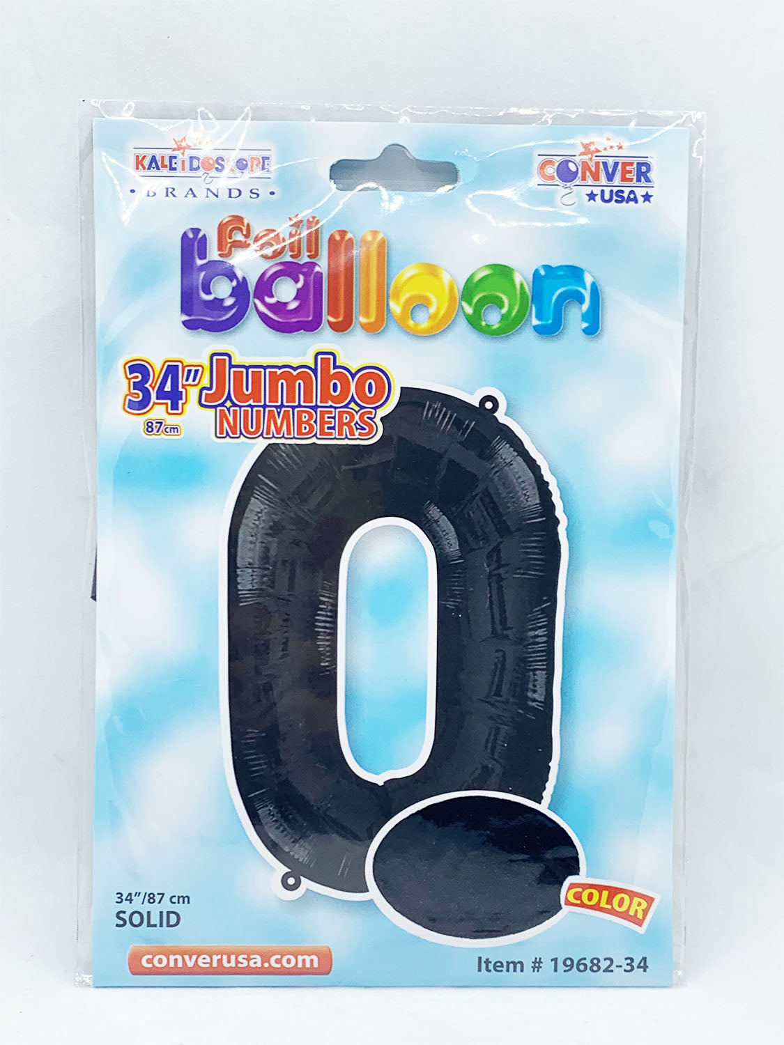 Foil Balloon Jumbo Number 0