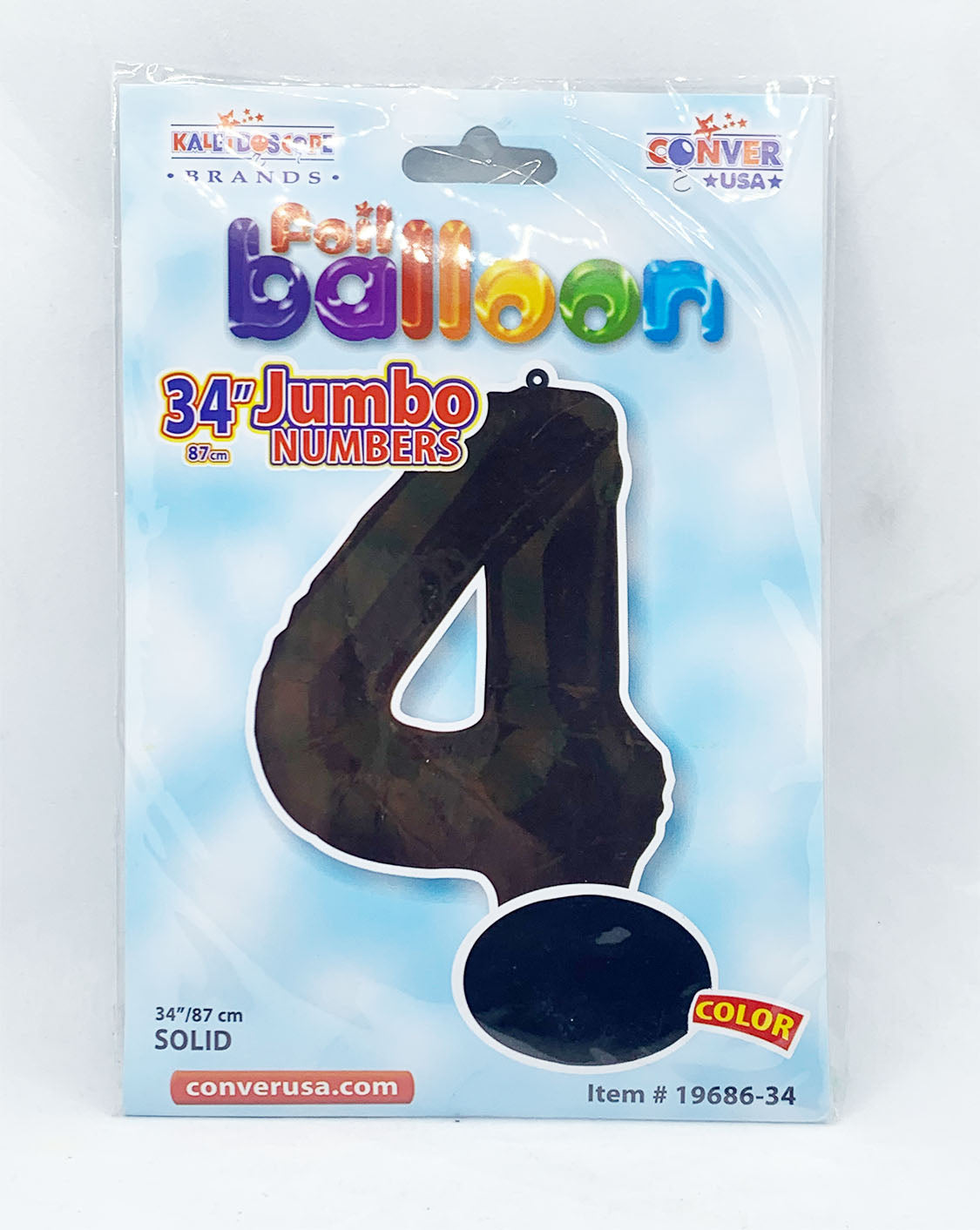 Foil Balloon Jumbo Numbers 4