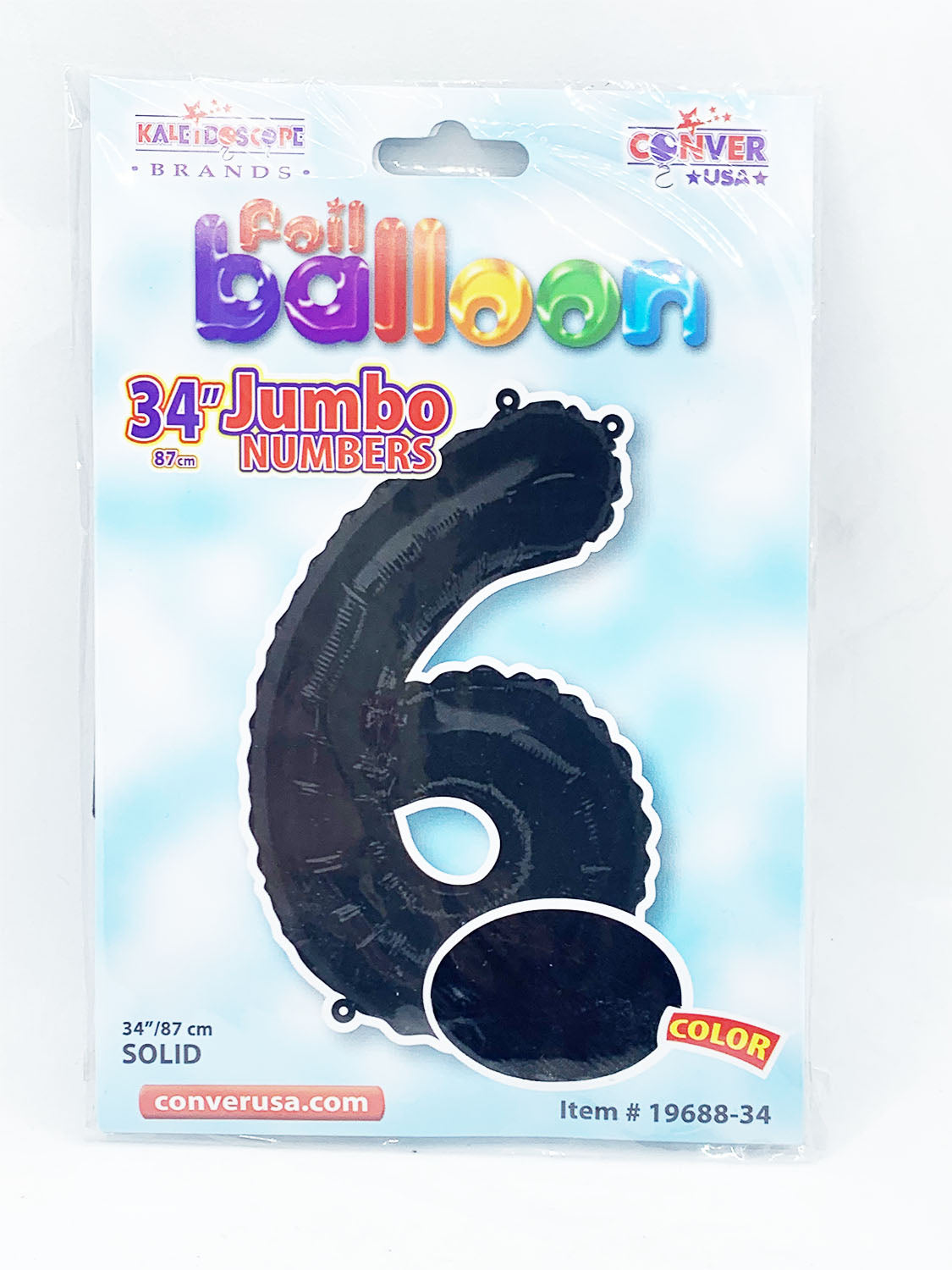 Foil Balloon Jumbo Numbers 6