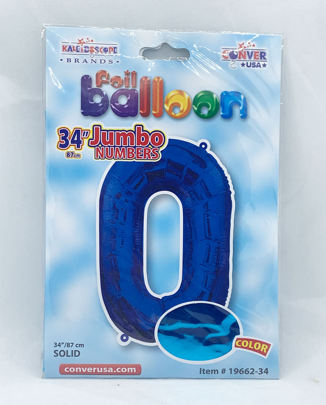 Foil Balloon Jumbo Number 0