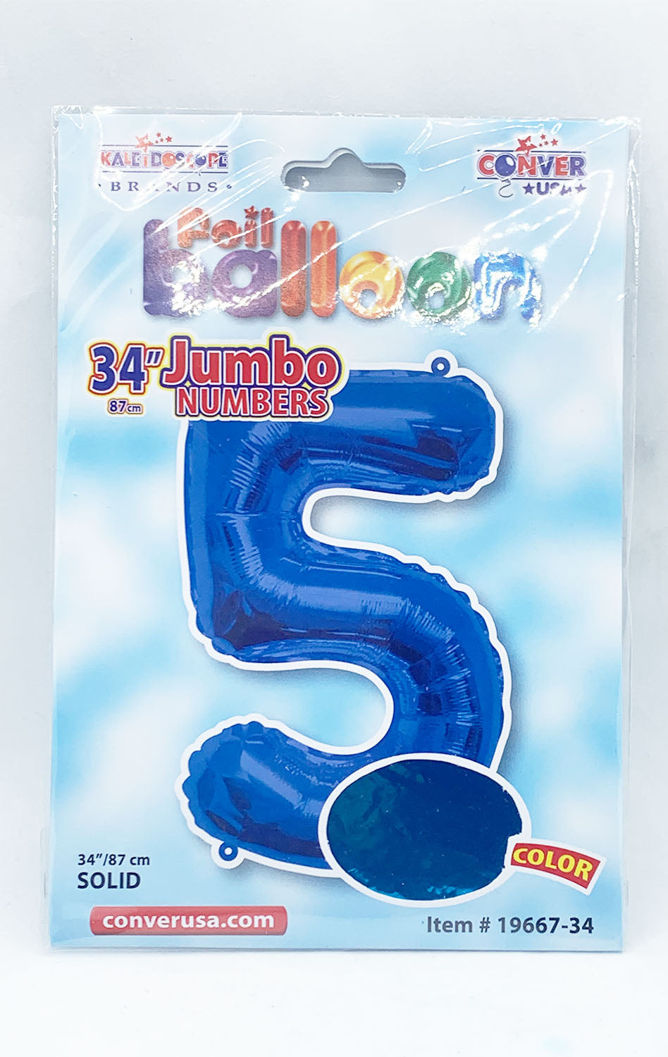 Foil Balloon Jumbo Numbers 5