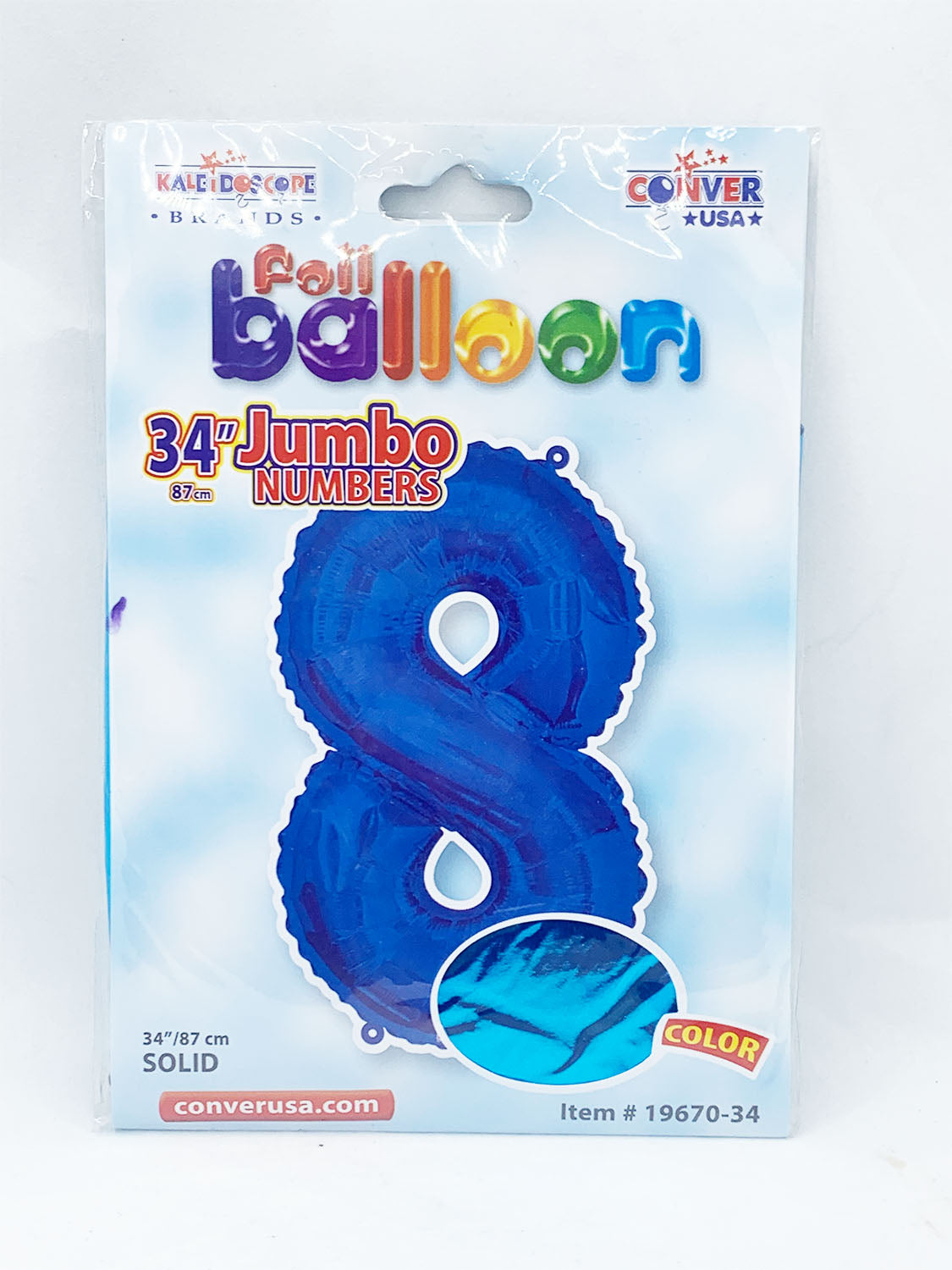 Foil Balloon Jumbo Numbers 8