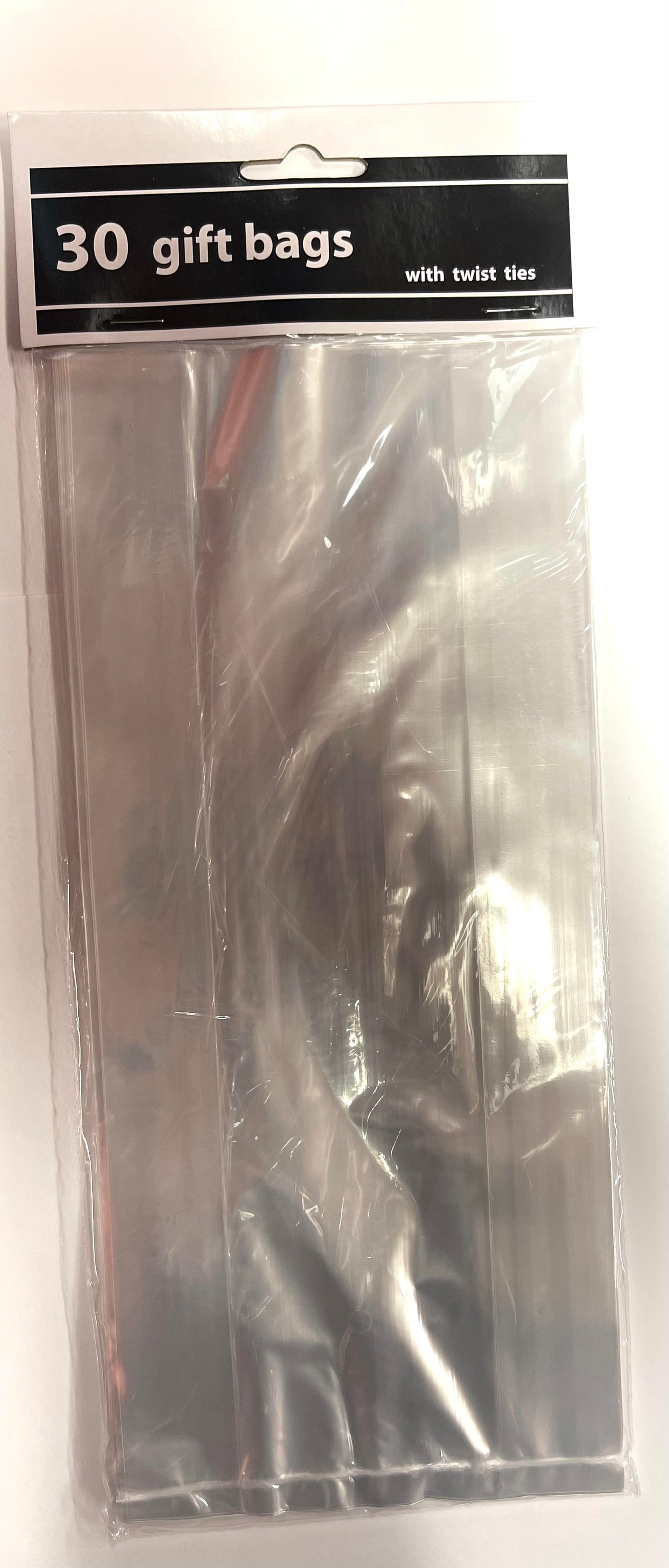 Light Blue Gift Bags With Twist Ties