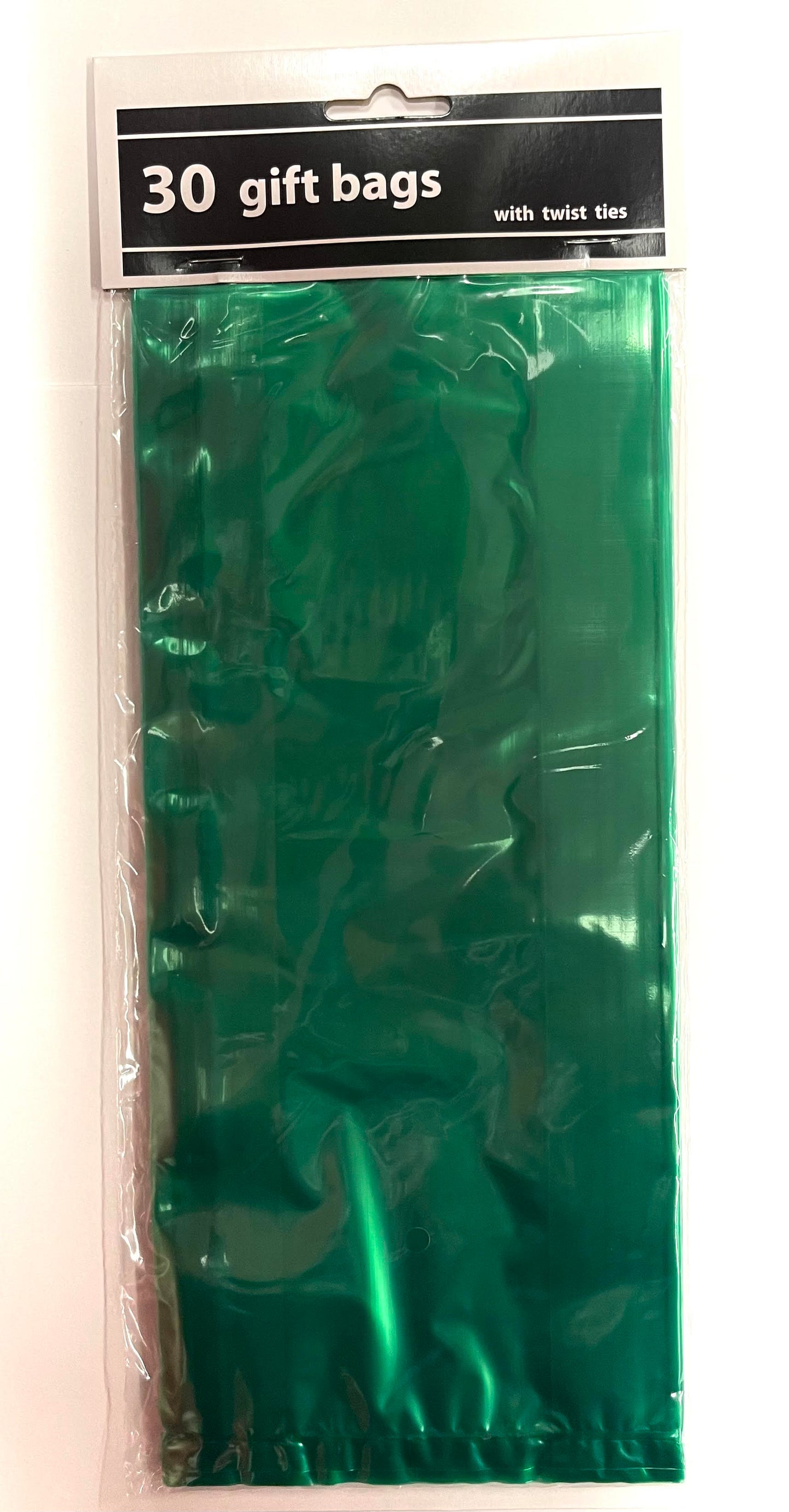 Light Blue Gift Bags With Twist Ties