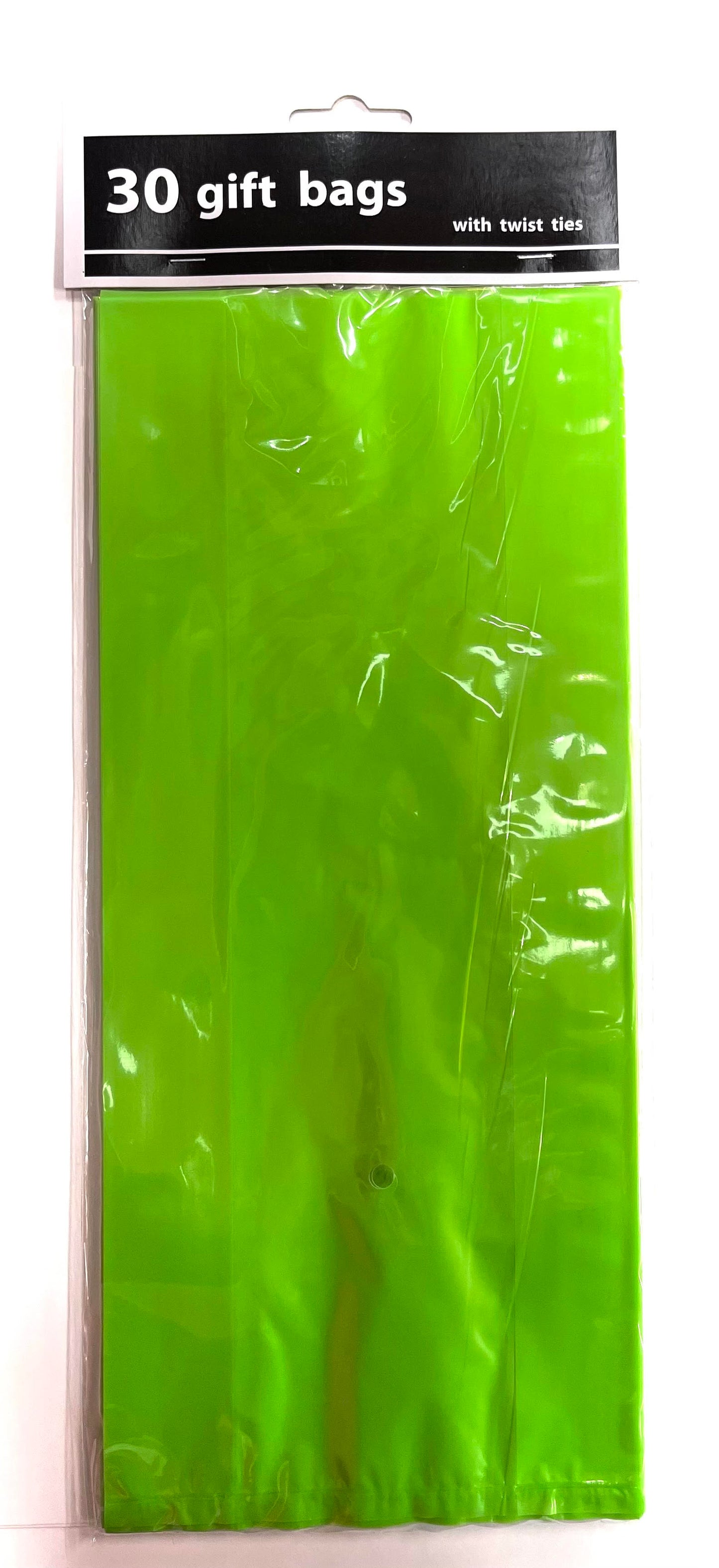 Light Blue Gift Bags With Twist Ties