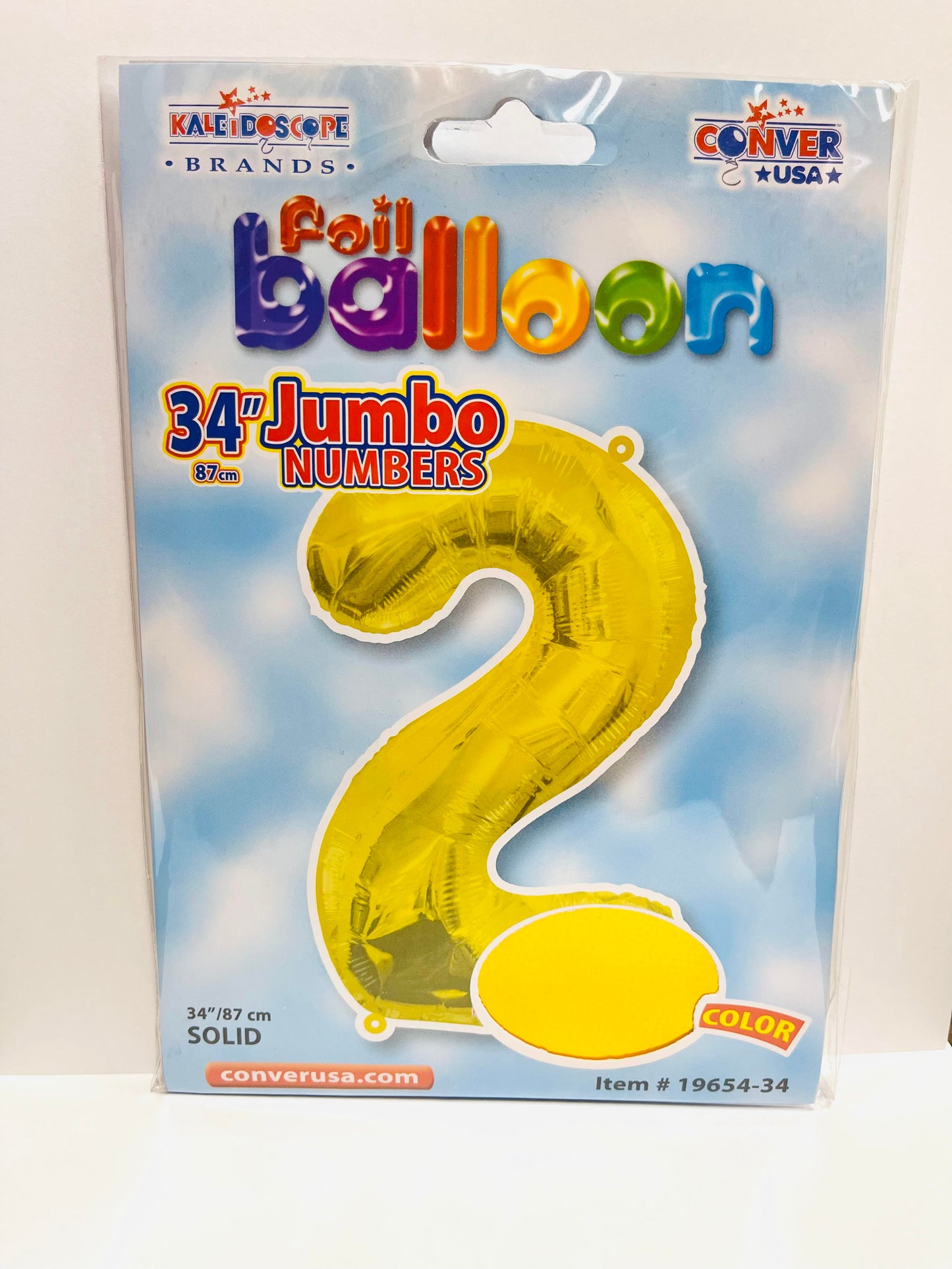 Foil Balloon Jumbo Numbers 2