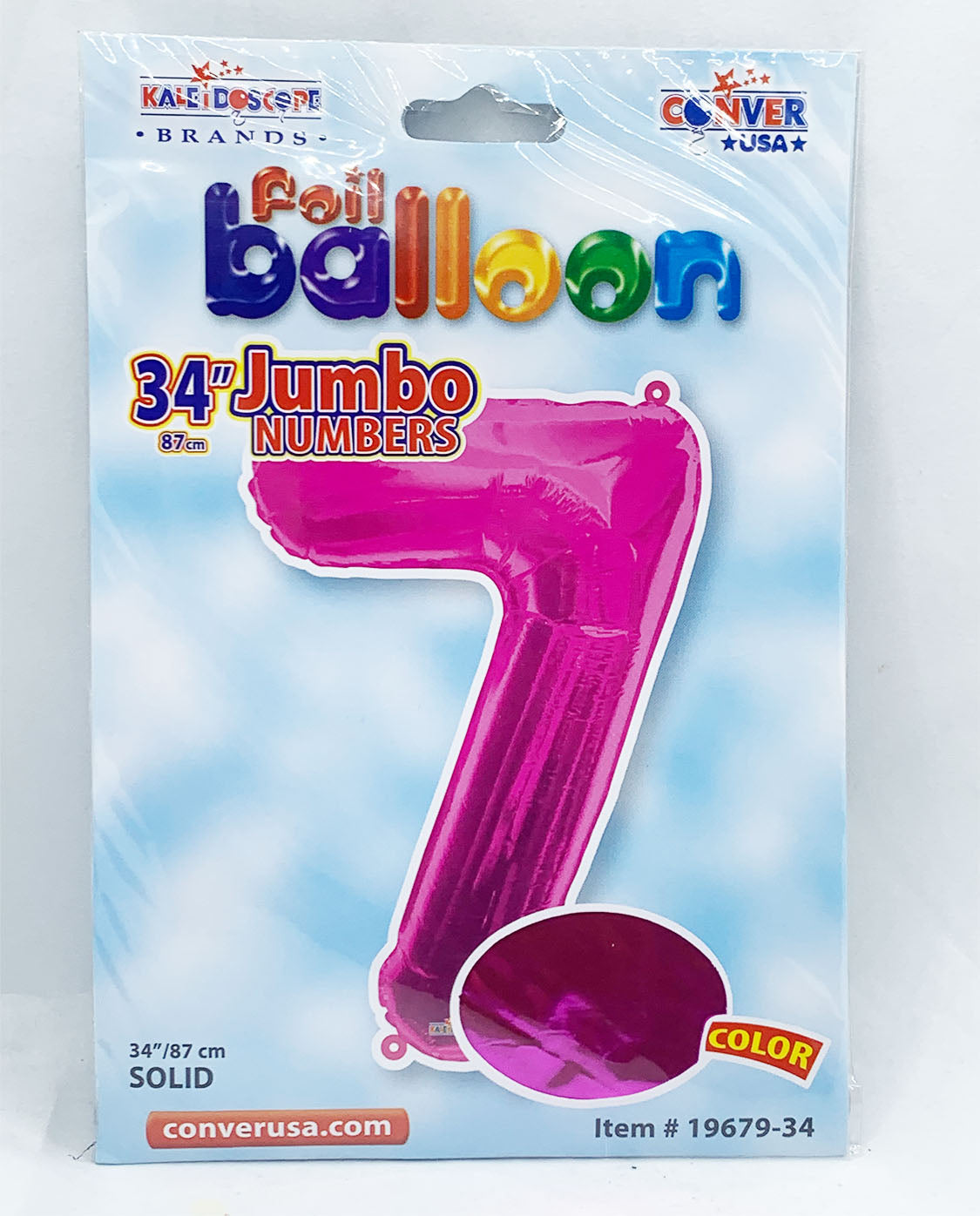 Foil Balloon Jumbo Numbers 7