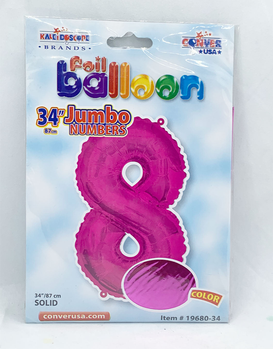 Foil Balloon Jumbo Numbers 8