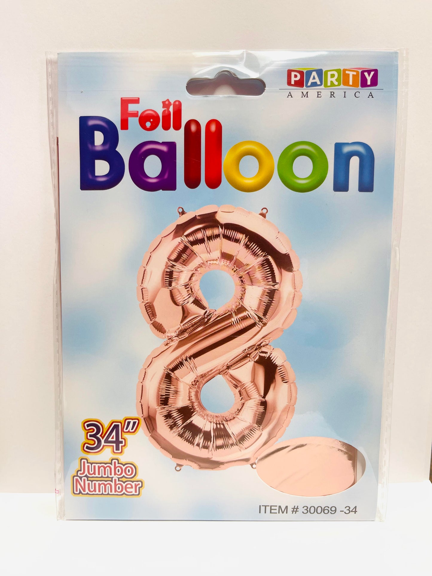 Foil Balloon Jumbo Numbers 8