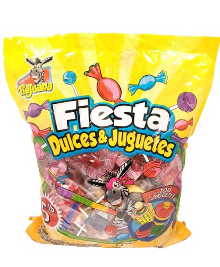 Dulces TiaJuana Paquete Fiesta 5lb 6/1ct