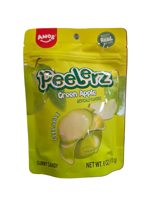 Peelerz Green Apple Gummy Candy (170g) 12/1ct