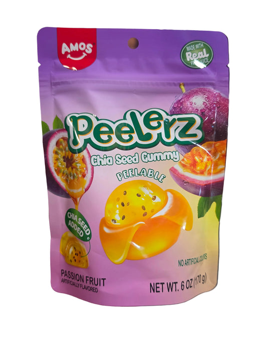 Peelerz Passion Fruit Gummy Candy (170g) 12/1ct