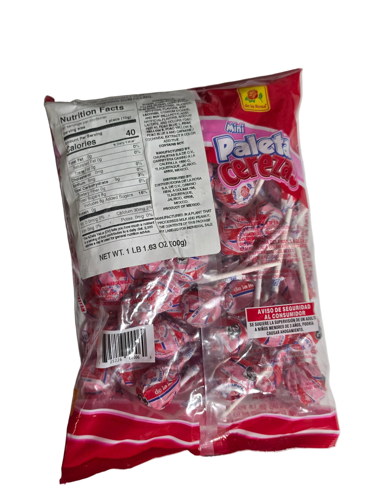 Mini Jumbo Paleta Cereza