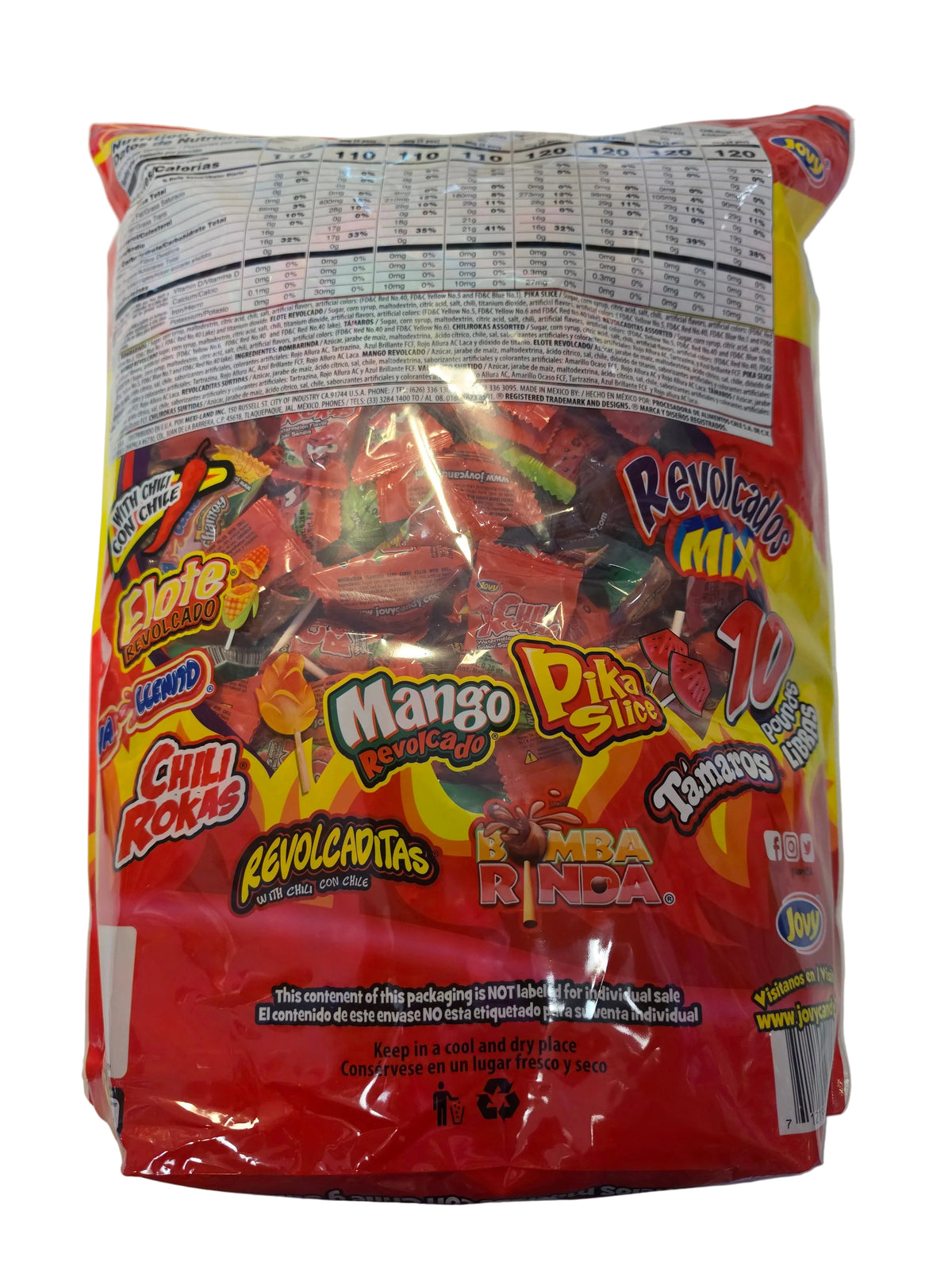 Jovy Revolcados Mix Con Chile 4/1ct (10lb)