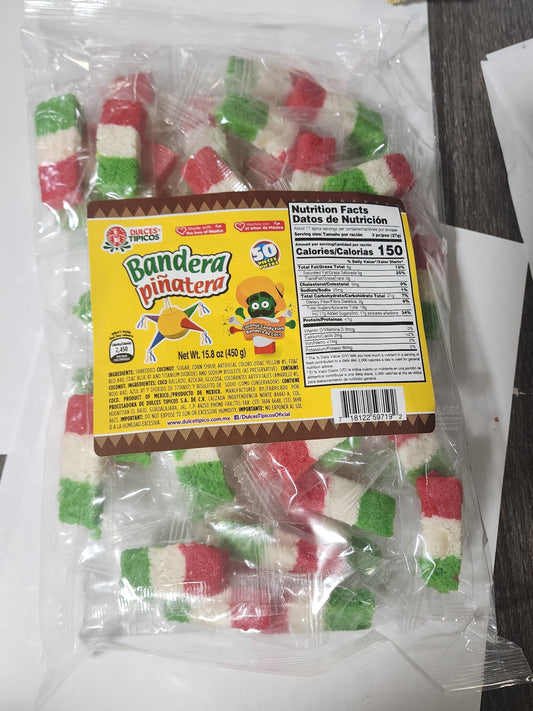 Dulces Tipicos Bandera Piñatera 28/50ct (450g)