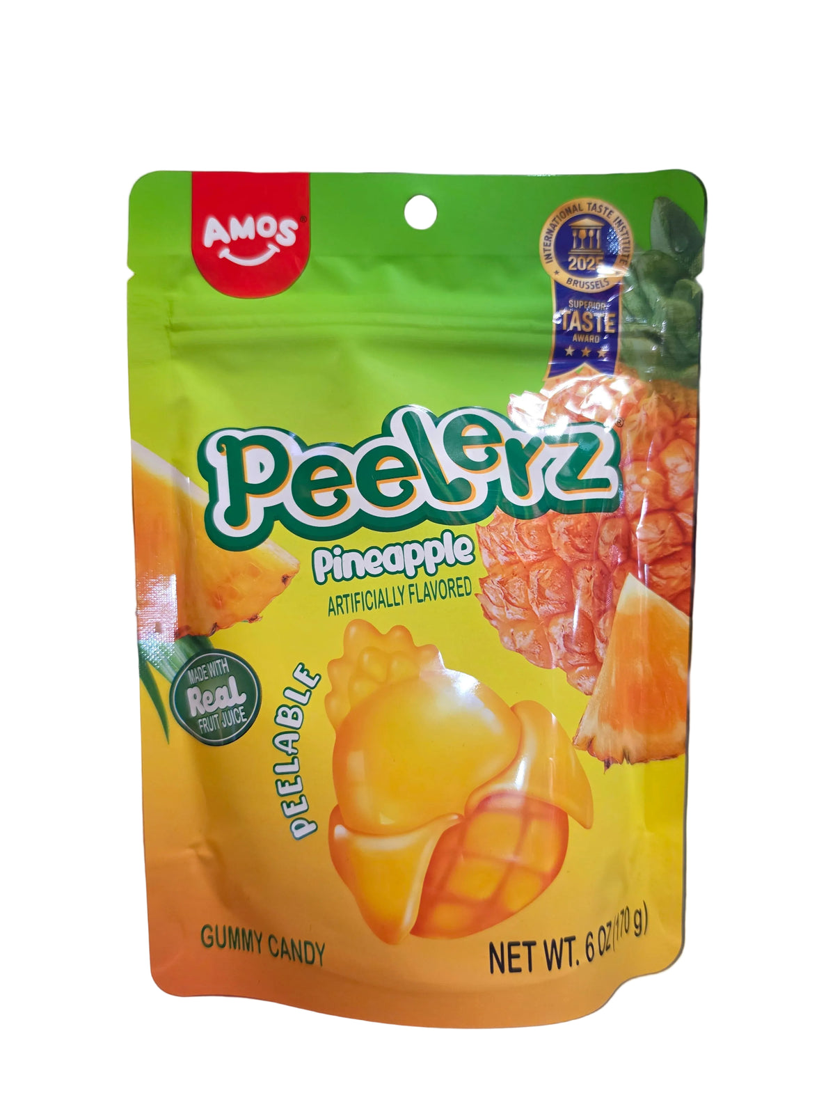 Peelerz Pineapple Gummy Candy (170g) 12/1ct