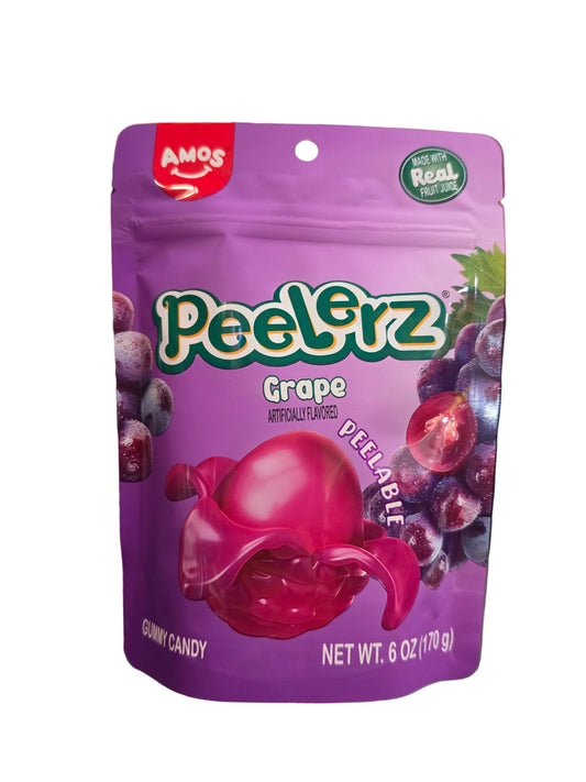 Peelerz Grape Gummy Candy (170g) 12/1ct