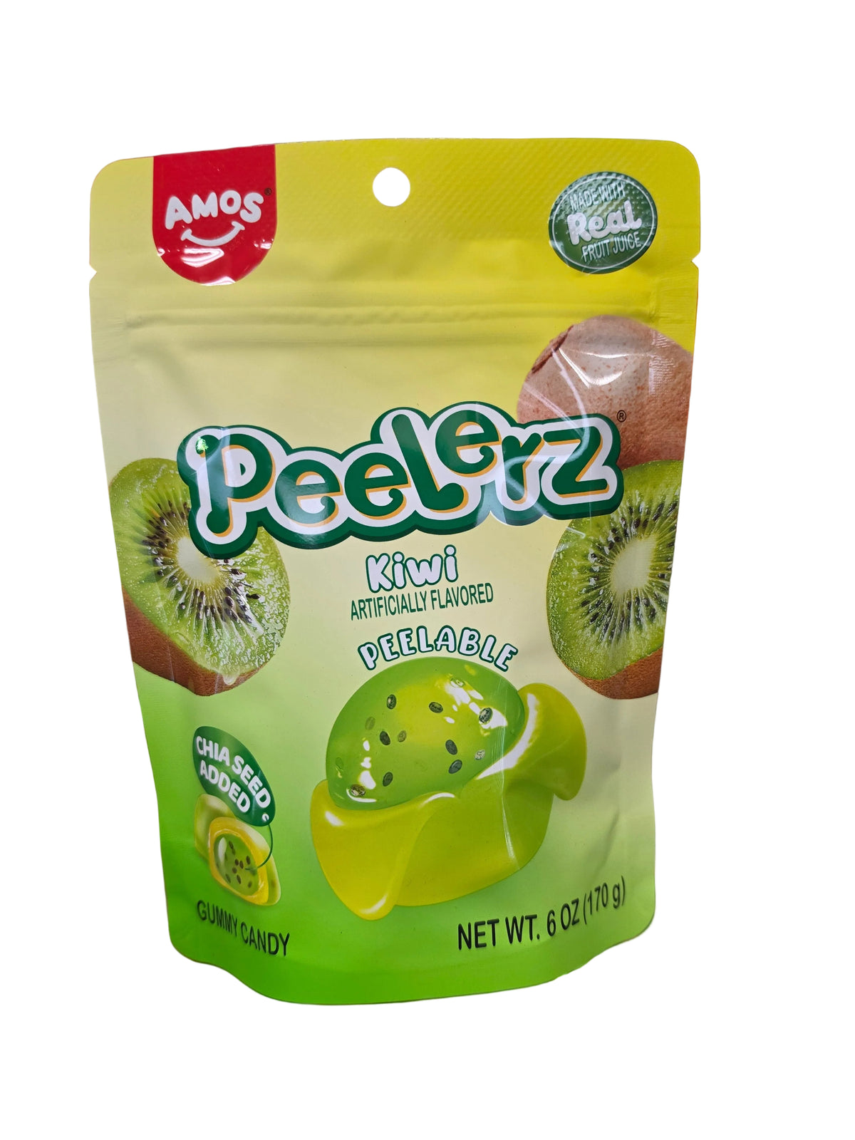Peelerz Kiwi Gummy Candy (170g) 12/1ct