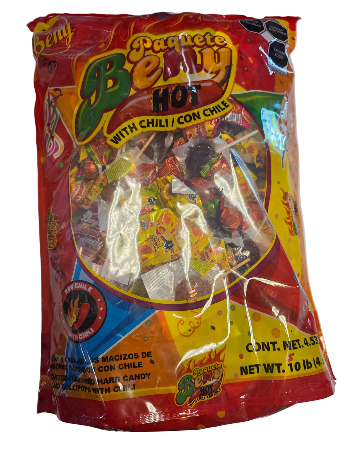 Dulces Beny Paquete Beny Con Chile 3/1ct (10 Lbs)