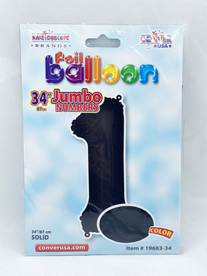 Foil Balloon Jumbo Numbers 1