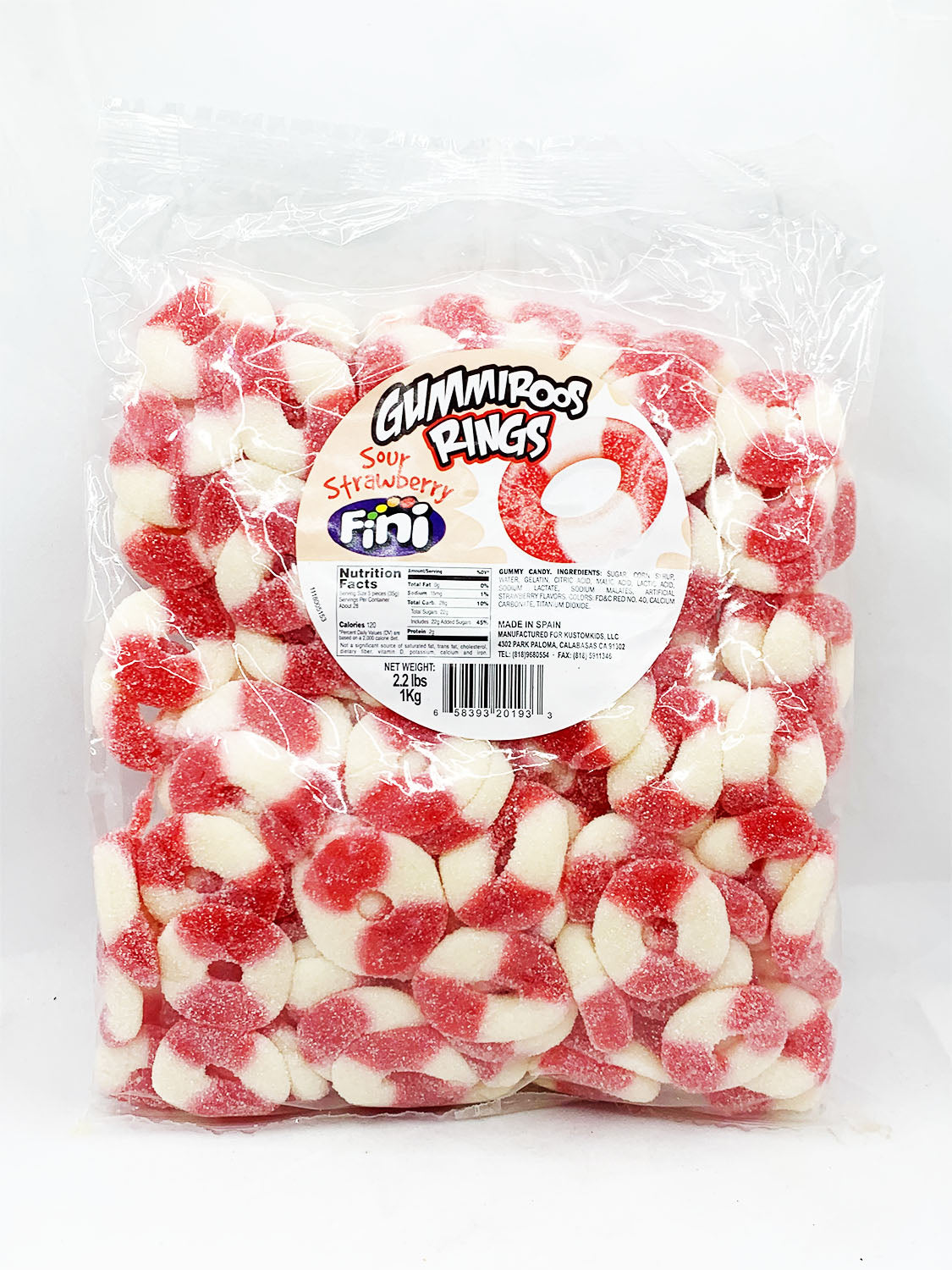 Gummiroos Rings - Sour Strawberry