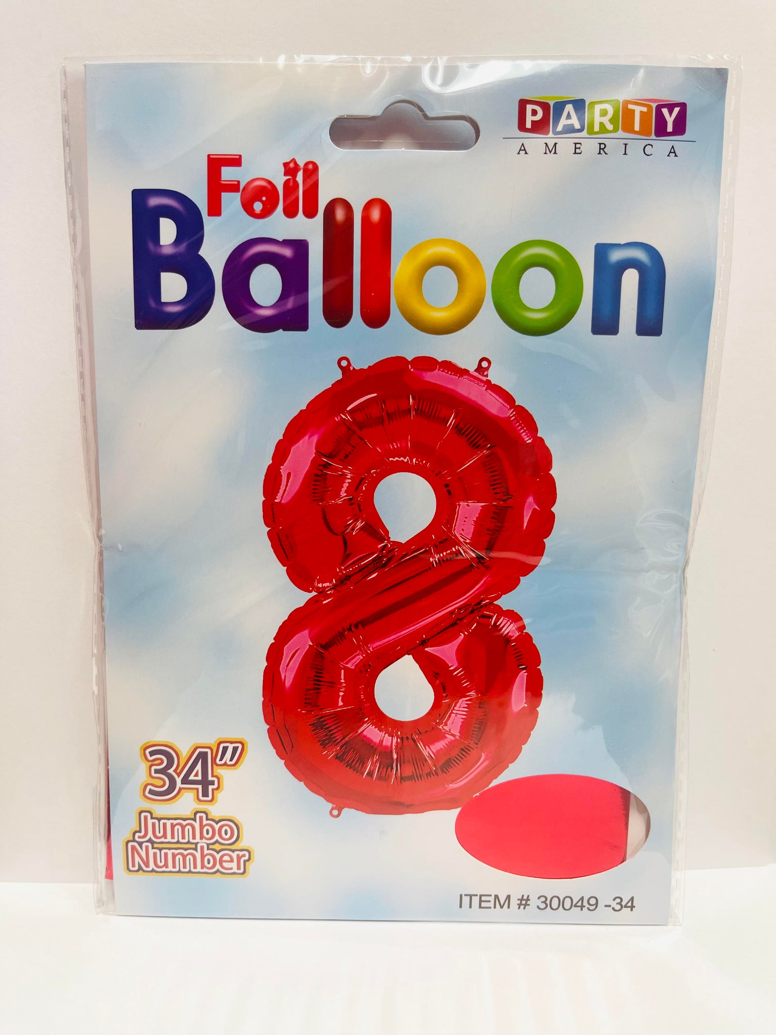 Foil Balloon Jumbo Numbers 8