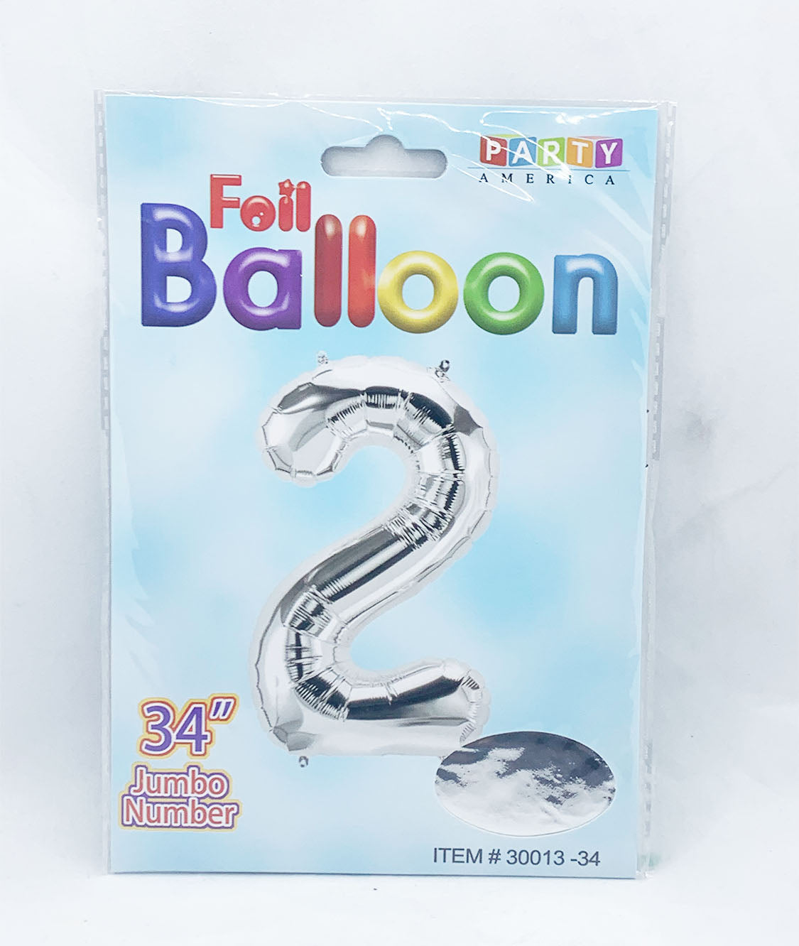 Foil Balloon Jumbo Numbers 2