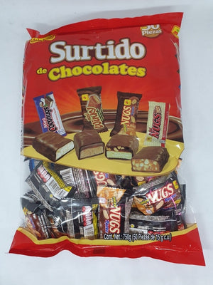 DLR Surtido de Chocolates 12/50ct (750g)